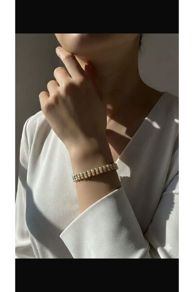 MDGS COLLECTİON سوار منسوج من اللؤلؤ