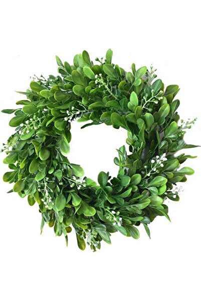 Generic Artificial Leaves Wreath Green 30cm