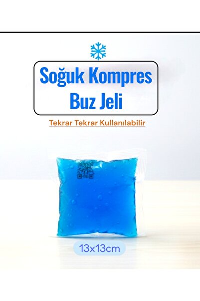 Vulli ❄️ Soğuk Jel Kompres 1 adet - Tekrar Kullanılabilir - İster Soğuk İster...