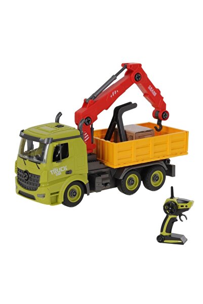 hak-iş oyuncak Usb Şarjlı Kumandalı Sök Tak Vinçli Kamyon