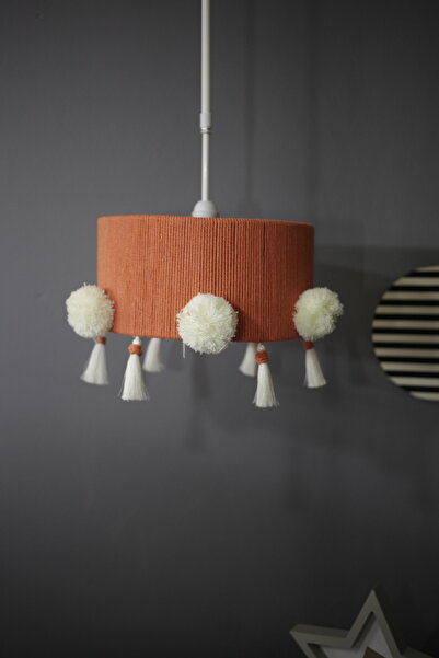 poplinhome Makrome Avize Çocuk Odası Avize Bebek Odası Avize E27 Duy 30X15