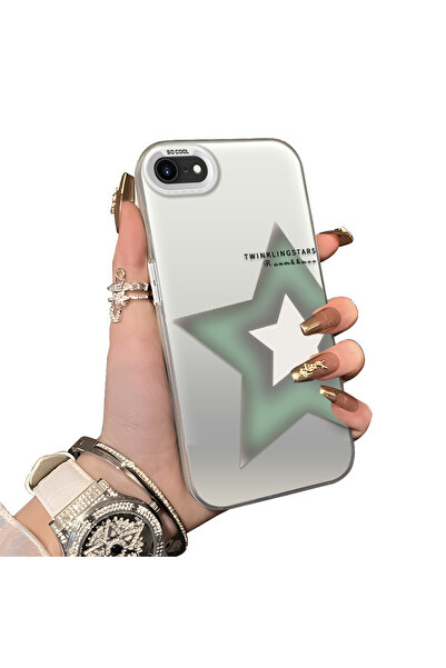 ucuc Case Compatible with iPhone 7/8/Se 2020 2022 Star Pattern Matte Glossy S...