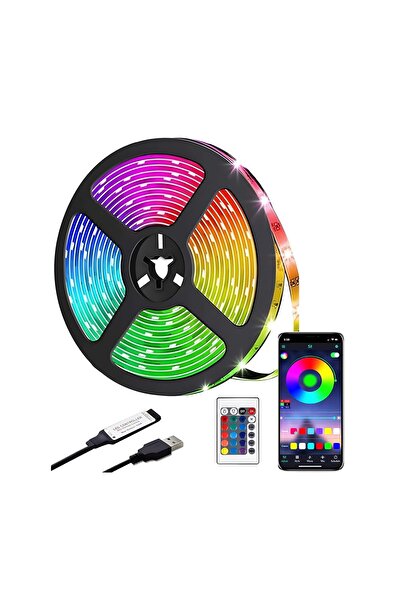 Generic شرائط إضاءة LED بطول 10 أمتار مع تحكم عن بعد عبر الهاتف، شرائط إضاءة ...