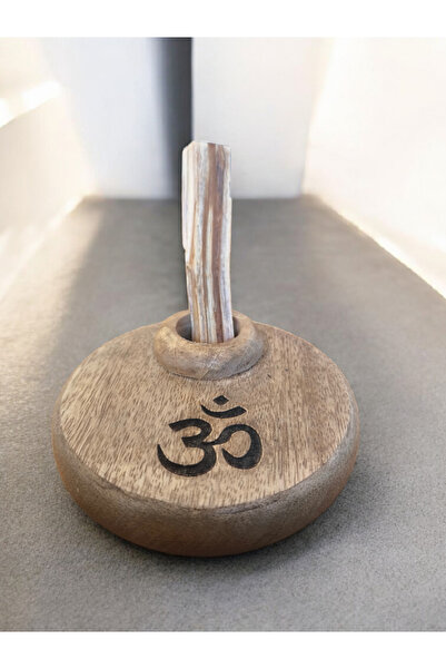 BikutuDaha Om, Hayat Ağacı ve Yıldız Figürlü Ahşap Palo Santo Tütsülük - Doğa...