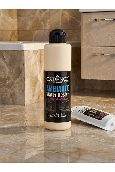 Cadence Ambiante Islak Yüzey Boyası AW-46 Krem 250 ml Islak Zemin Suya Dayanı...