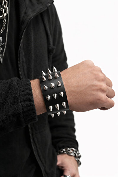 Metal Giyim 3 Row Spaykli Bracelet
