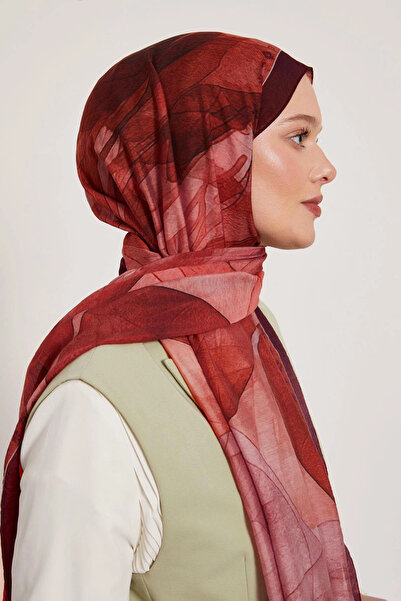 LuvenSara Summer Shawl- Ruby Burgundy