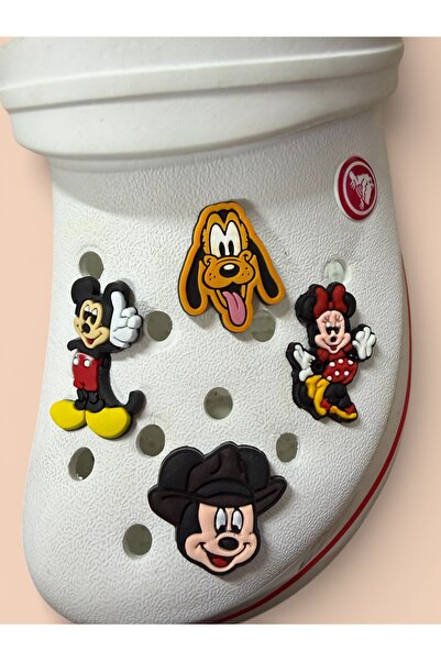 Buki'nin Atölyesi Terlik Süsü 4 Lü set Mickey Mause