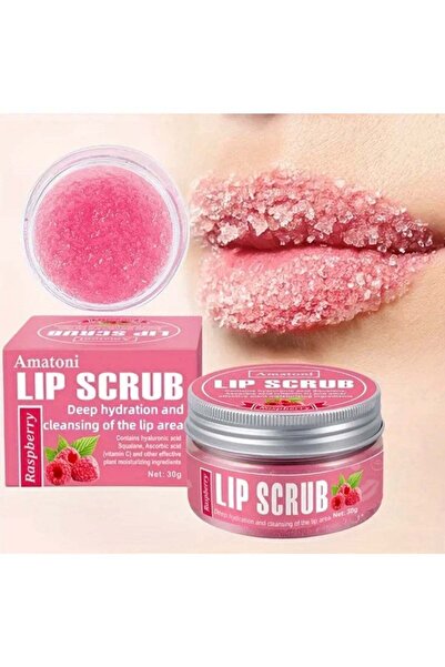 Amatoni Pink Lip Scrub – Exfoliate, Brighten & Fade Lip Lines