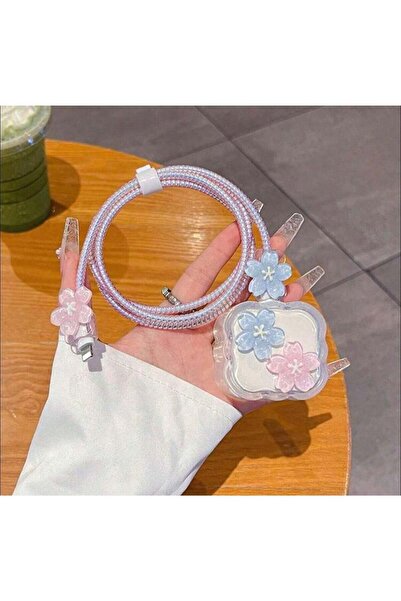 Generic Charger Protector of 5pcs/Set Blue & Pink