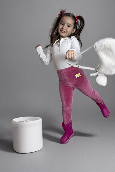 BOBSİ CO Girl's Velvet Tights Set of 4