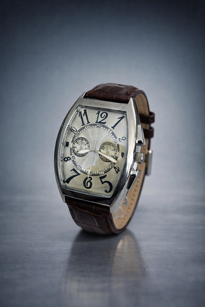 G Sport POLO Franck Model Suni Deri Kayışlı Erkek Saati (Her Bileğe uyumludur)