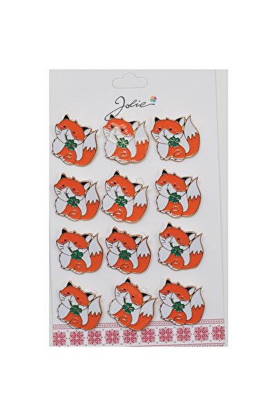 Flippy Σετ 12 Brose Martisor Vulpe cu Trifoi,Jolie