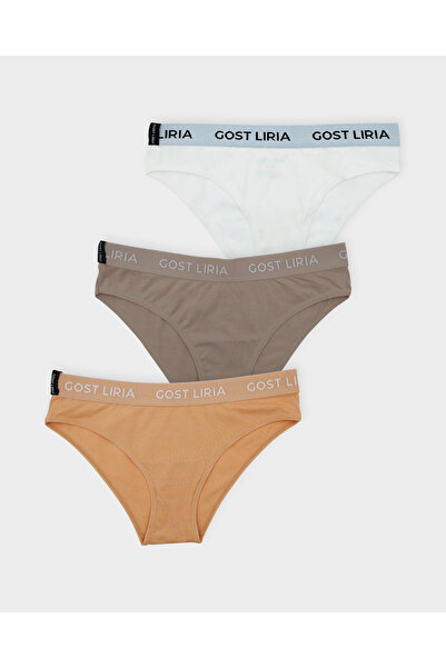 GOST LİRİA - Signature Glow Women's Slip 3-Pack - Multicolor