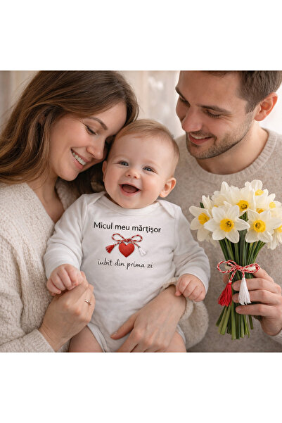 OEM Body bebe Micul meu martisor – iubit din prima zi, maneca lunga, TIPO-ART