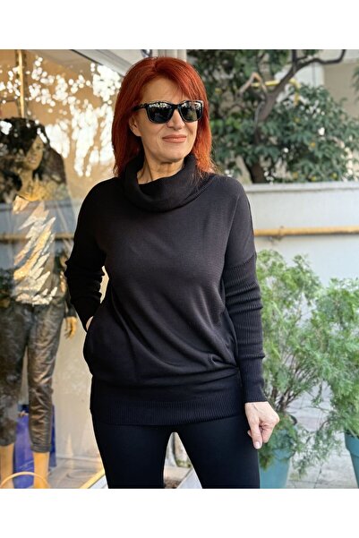 DenizEge Degeage Collar Sweater Black