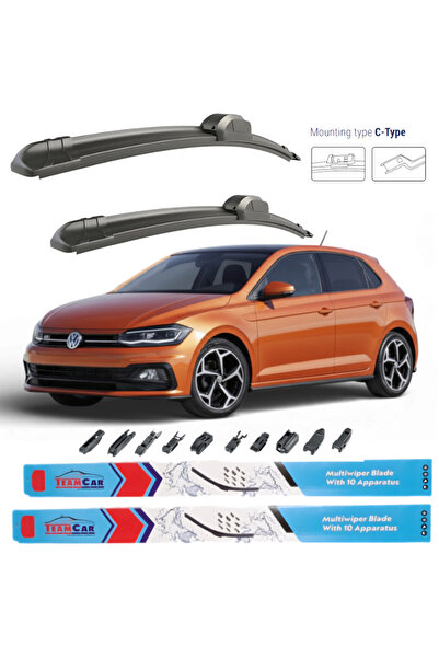 TEAMCAR Ștergătoare de parbriz Volkswagen Polo (AW1, BZ1) HATCHBACK 2017-2025...