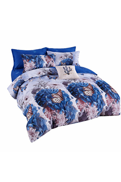 JOJO HOME Lenjerie de Pat Matrimonial – Set 6 Piese, Finet Premium