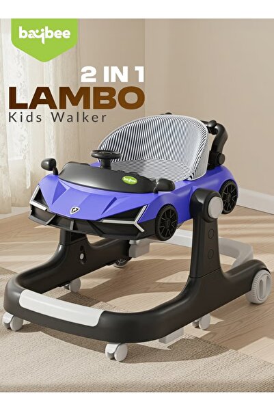BAYBEE Lambo 2 IN 1 Baby Walker for Kids with 2 Position Adjustable Height, M...