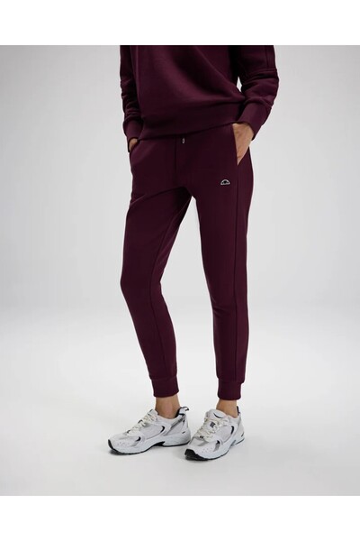 Ellesse Ef568-Brd Women's Jogger Sweatpants - Burgundy