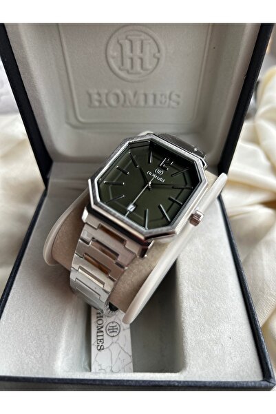 Homies Men's Wristwatch Steel Strap 2 Years Warranty Original Box Gift