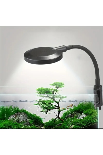 DenizCanlilari 360 DÖNEBİLEN LED AKVARYUM AYDINLATMASI SİYAH