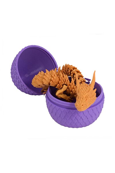 Sani Figurină Sani, Dragon în Ou 90 x 115 mm, Violet, Auriu