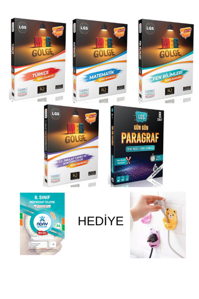 paraf yayınları LGS Meb Gölge Tür-Mat-Fen-İnk-Gün Gün Paragraf-Deneme ve Fiş ...