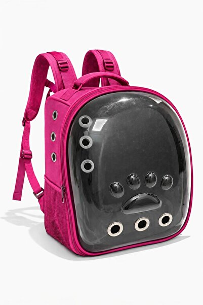 willypet Şeffaf Ön Panelli Kedi ve Küçük Irk Köpek Taşıma Sırt Çantası – Hava...