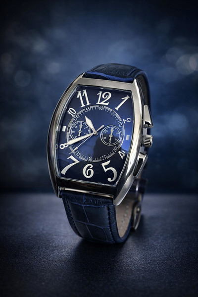 G Sport POLO Franck Model Suni Deri Kayışlı Erkek Saati (Her Bileğe uyumludur)