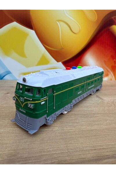 scntoys Oyuncak Model Tren Lokomotif Sesli Işıklı Tren Seti Lokomotif Vagon