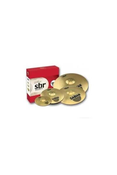 SABIAN SBR5003G SBR Promosyon Zil Seti (10-14-16) | Pirinç Alaşım - Başlangıç Seti - Ekstra Splash