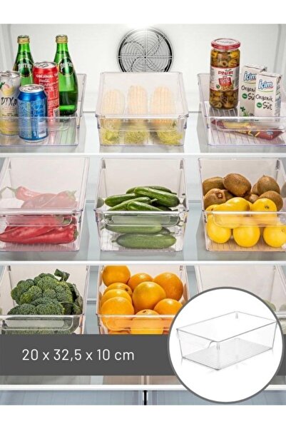 Mikasso Çok Amaçlı Içecek, Buzdolabı & Dolap Içi Düzenleyici Orta Boy 20x32,5...