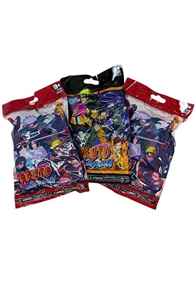 OEM Set of 3 Naruto Shippuden envelopes – 10 cm figurine + Collectible card