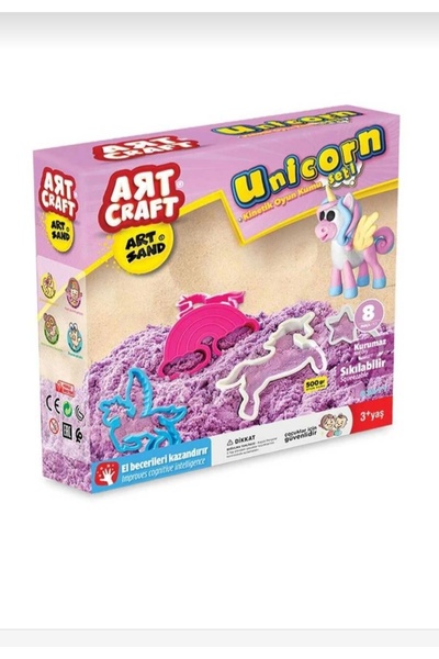 yuselbebe Unicorn Kinetic Play Sand Set