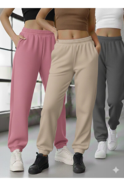 stil x Women's Trackpants, Pastel Colors, Three-Piece Set