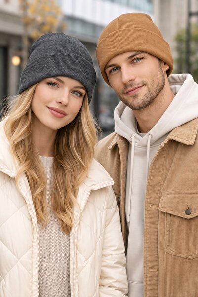 Jack Ferrero Unisex Katlamalı 2 adet bere seti A kalite