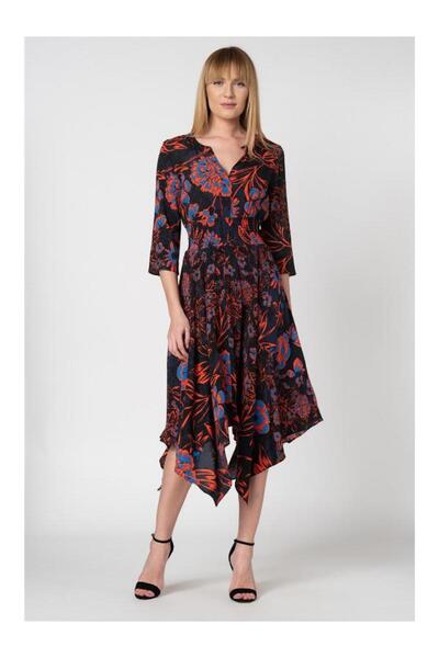 Desigual Desigual dress, Multicolor, with elastic waist, 20SWVW29