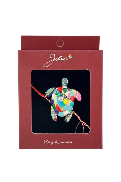 Flippy Brosa Vintage, Jolie, Material Metal, Ambalaj Carton, Dimensiune 4-6 c...