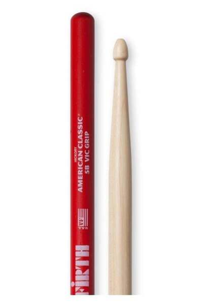 VIC FIRTH طبلة فيك باجيت الكلاسيكية الأمريكية V5BVG 5B |   طلاء مضاد للانزلاق...