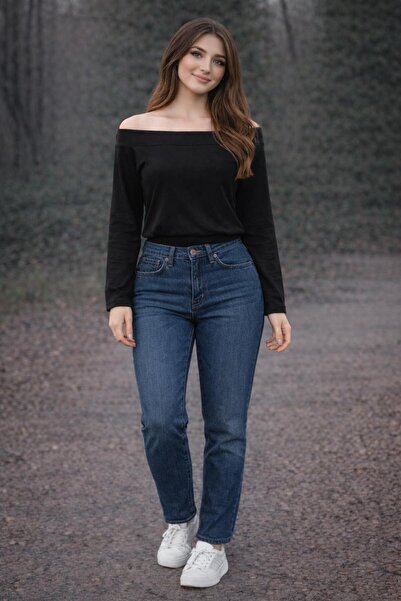 ModaPlaza Women's Boat Neck Blouse M-032