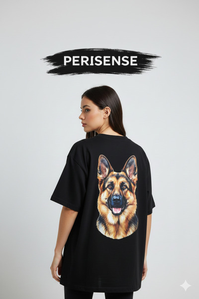 PERISENSE تي شيرت للجنسين من Primal German مطبوع Premium من القطن الممشط قصة ...