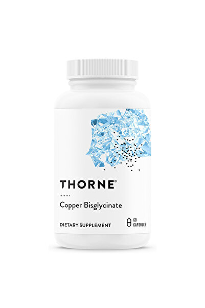 Thorne بيسجليسينات النحاس، 60 كبسولة، يعزز صحة القلب والأوعية الدموية
