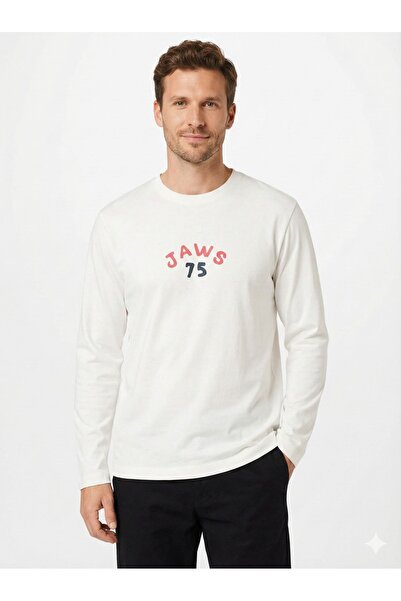 Jack & Jones Jorjaws Lisance Men's Off-White Sweatshirt