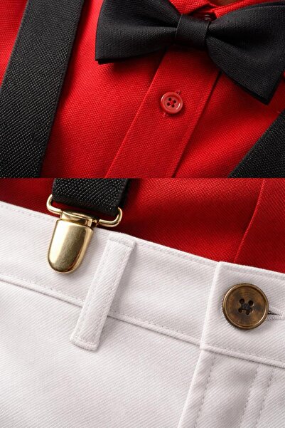 Kuraff Giyim Boy's Special Day Show Suit (Shirt-Trunks-Bow Tie Suit)
