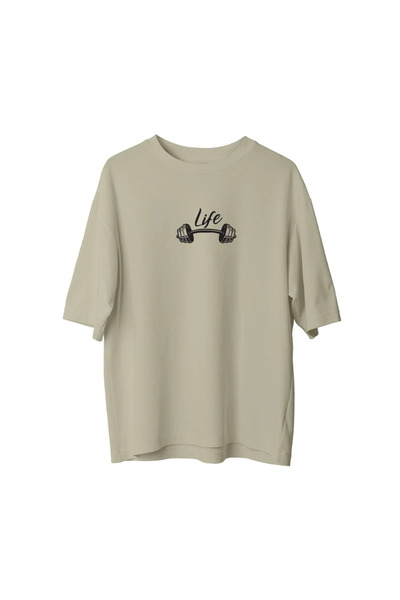 CANDLEMASTORE Gym Life - Oversized T-Shirt