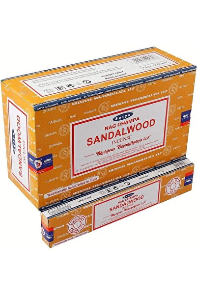 satya Sandalwood Incense Sticks, Box Pack of 12