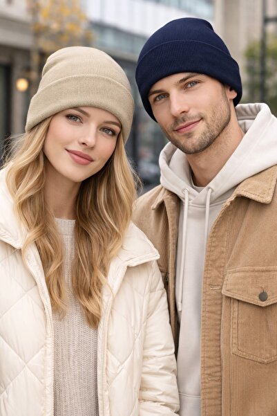 Jack Ferrero Unisex Katlamalı 2 adet bere seti A kalite