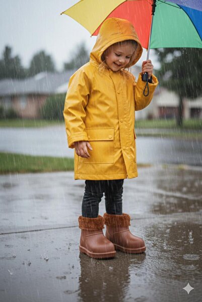 Bukond أحذية شتوية خفيفة الوزن مقاومة للماء للأطفال مع بطانة من الفرو