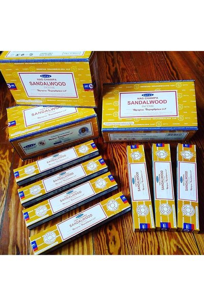 satya Sandalwood Incense Sticks, Box Pack of 12